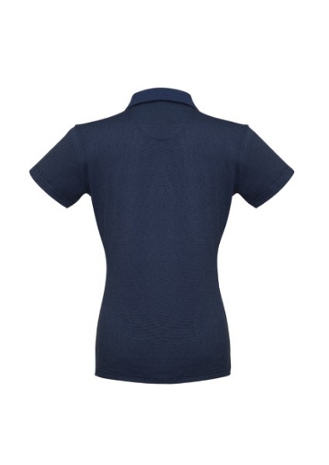 Picture of Biz Collection Ladies Shadow Polo Shirt Cotton Rich Soft Feel Cross Dye